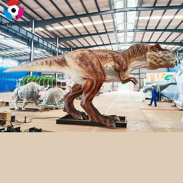 大型仿真霸王龙 恐龙展览互动模型
